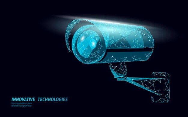 Câmera digital de controle de privacidade cctv