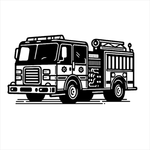 camião de bombeiros svg