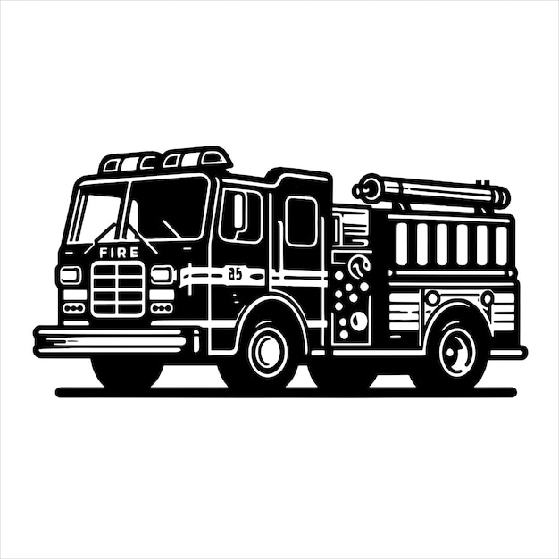camião de bombeiros svg