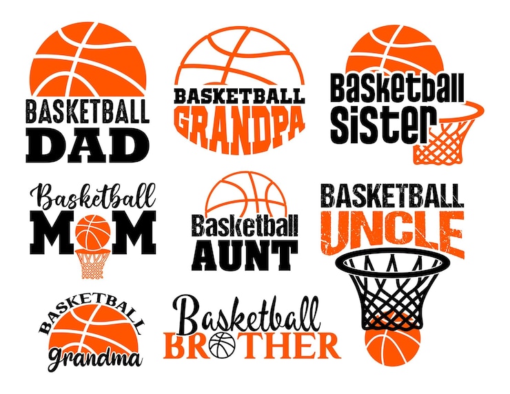 Vetor camisa de basquete, pai, mãe, avô, avó, irmão, irmã, camiseta design, pacote, camisa de basquete, vetor