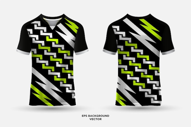 Camisa de design moderno e futurista adequada para jogos de futebol de corrida e esportes e ciclismo