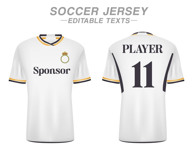 Vetor camisa de futebol 1