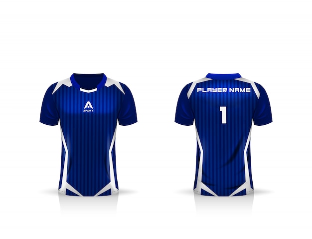 Camisa esporte de futebol