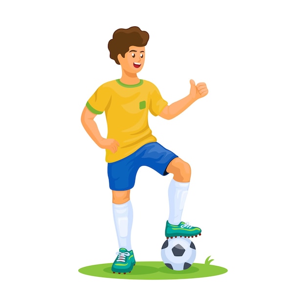 desenho simples de homens jogando futebol ilustrado em fundo branco.  5059526 Vetor no Vecteezy