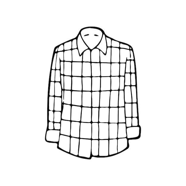 Desenho de Camisa xadrez para colorir  Desenhos para colorir e imprimir  gratis