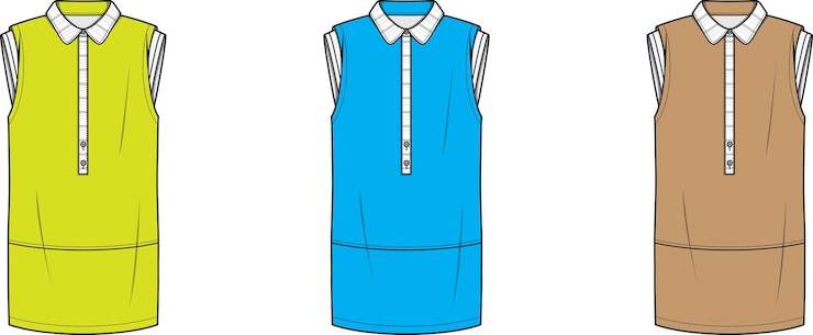 Vetor camiseta ajustada sem mangas de seda de algodão esboço técnico ilustração vetorial de desenho