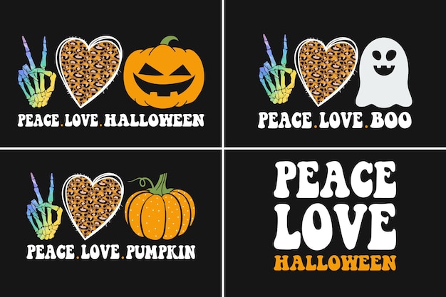 Camiseta boo pumpkin halloween