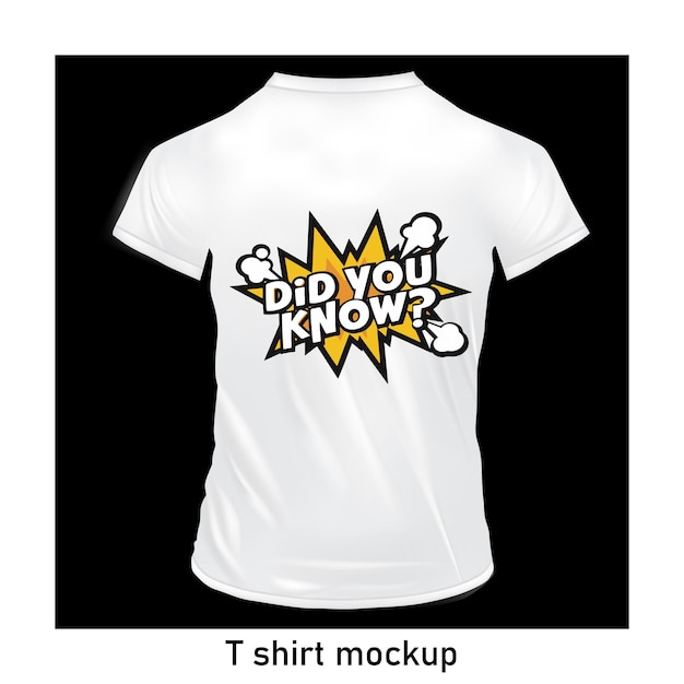 Camiseta colorida com modelo de impressão de design de entrega