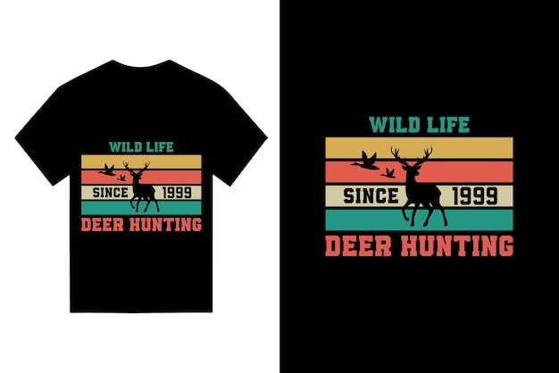 Camiseta de caça americana