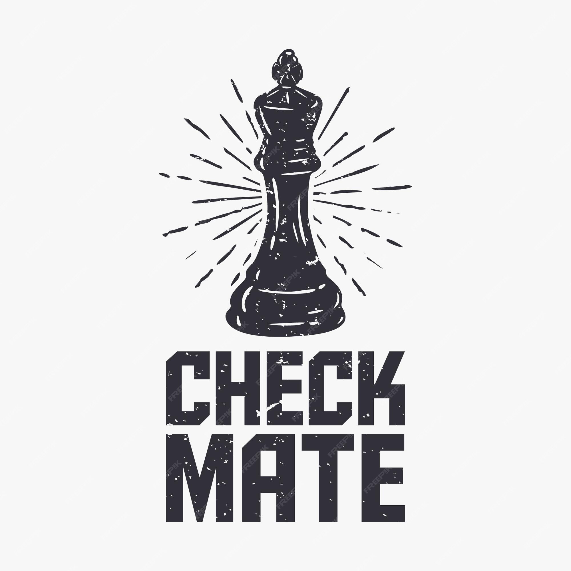 Jogo de xadrez, checkmate ilustração do vetor. Ilustração de