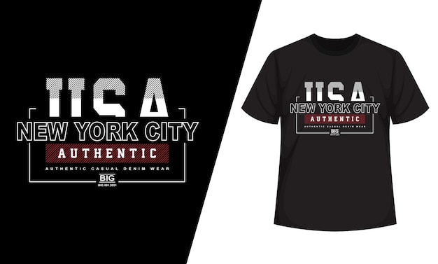 Camiseta e vestuário streetwear de nova york