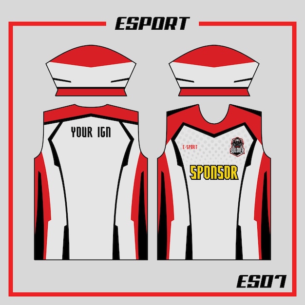 Vetor camiseta esport 07