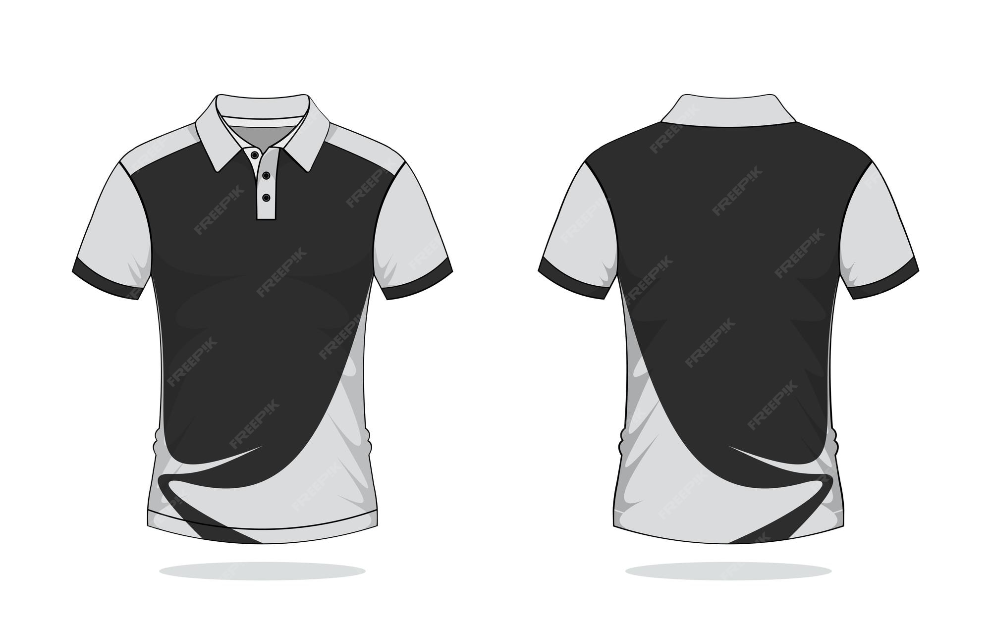 camiseta-p-lo-modelo-cinza-vetor-premium