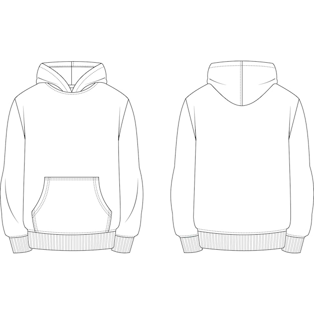 Camisola com capuz sem cordas