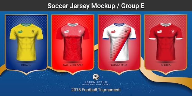 Camisola de futebol da selecção nacional E