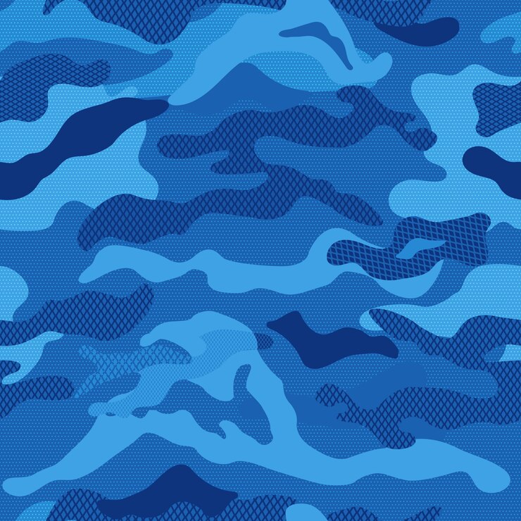 Camouflage pattern background seamless vector illustration Clássico estilo de roupa