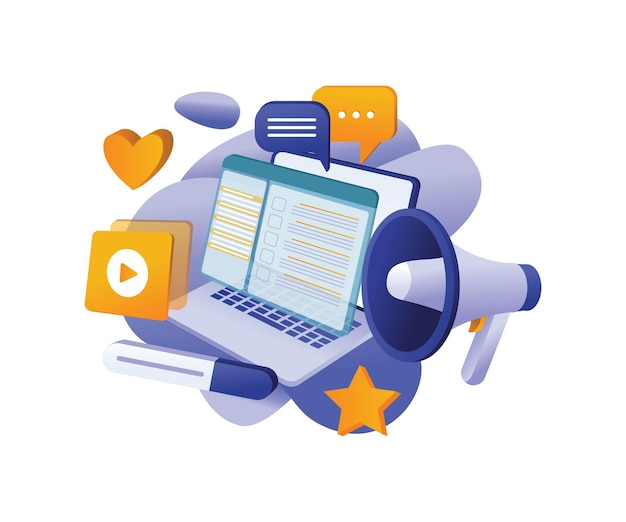 Campanha de dados de informações digitais