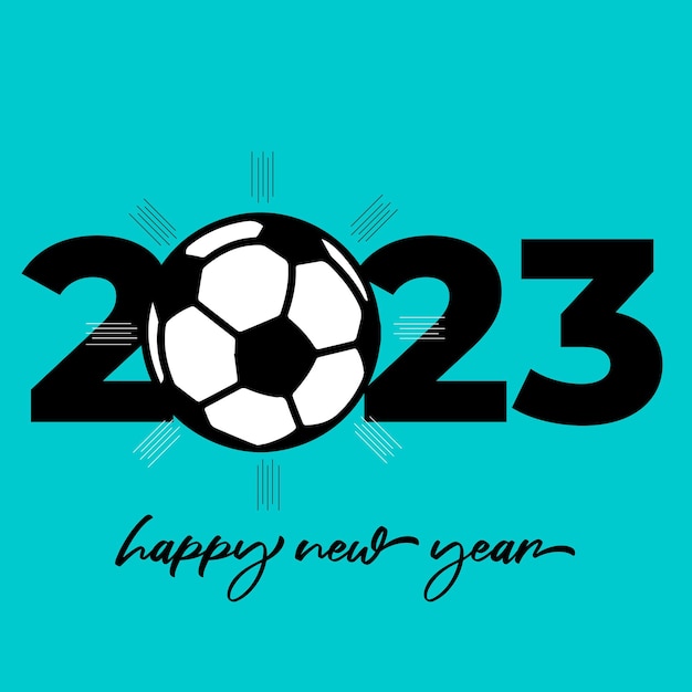 2023 Futebol Feliz Ano Novo PNG , Enfeite, Criativo, Futebol Imagem PNG e  Vetor Para Download Gratuito