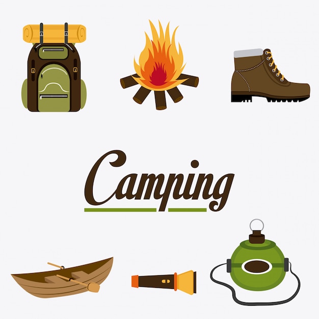 Camping design.