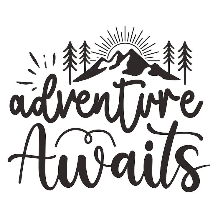 Vetor camping t-shirt de acampamento e design svg camping adventure quotes design vector arquivo editável