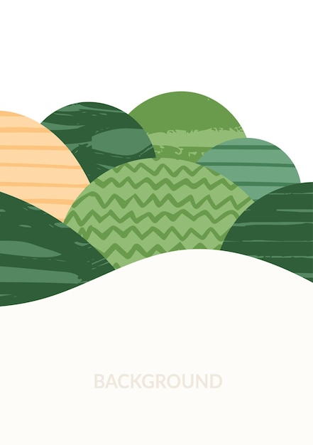 Campo de arroz abstrato verde, textura, fundo vetorial, padrão de natureza, ilustração ecológica, design de cartaz de campo, agricultura vertical, paisagem, simplicidade, ecologia, cartaz