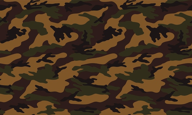 Camuflagem militar sem costura de fundo vector