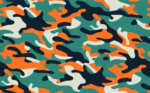 Camuflagem sem costura padrão de fundo vector