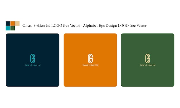 Canara evision ltd logo livre vector alfabeto eps design logo vector livre