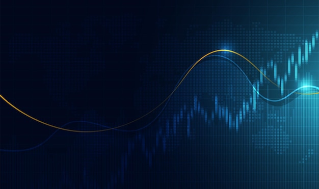 Candle stick gráfico gráfico de negociação de investimentos no mercado de ações ponto de alta ponto de baixa