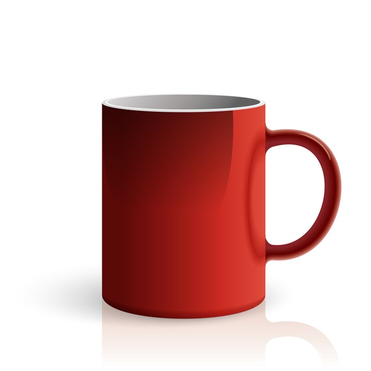 Vetor caneca isolada