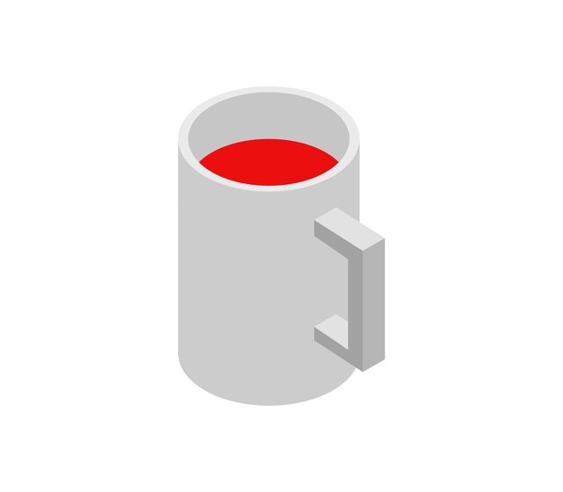 Caneca isométrica de vinho