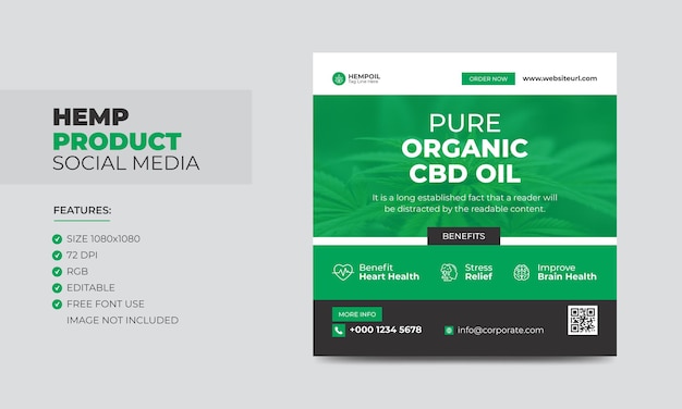 Cannabis sativa product sale web banner