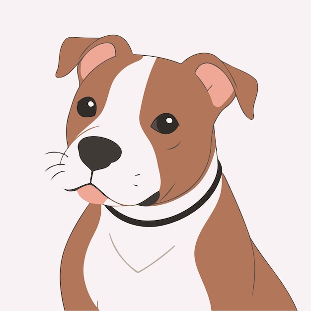 Cão bonito para livros infantis ilustração vetorial