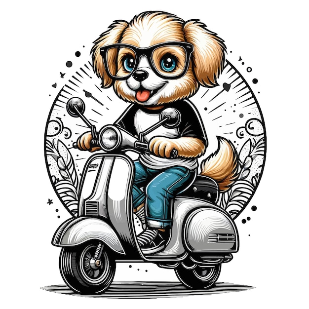 Cão de scooter