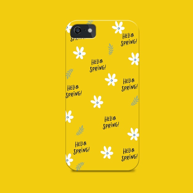 Capa amarela do telefone