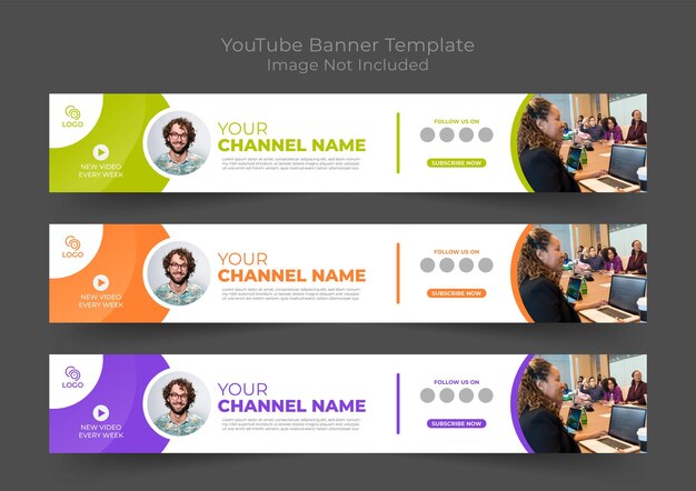 capa de banner profissional do youtube