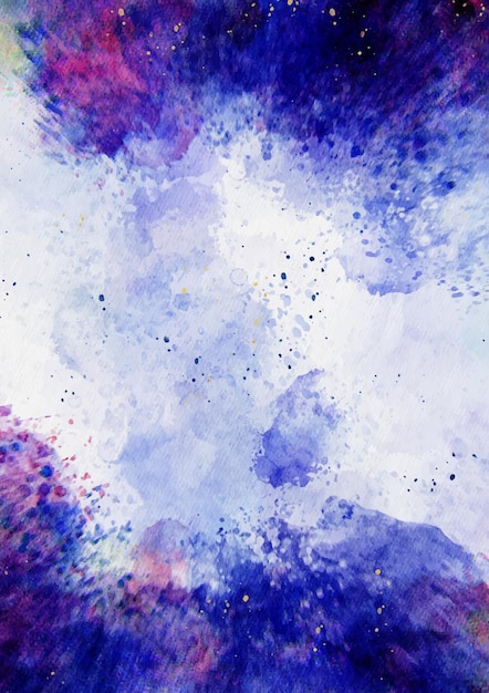 Capa de fundo aquarela