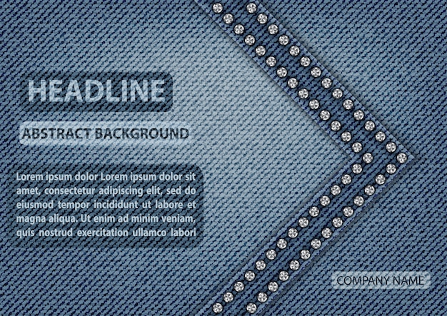 Capa de textura de jeans azul