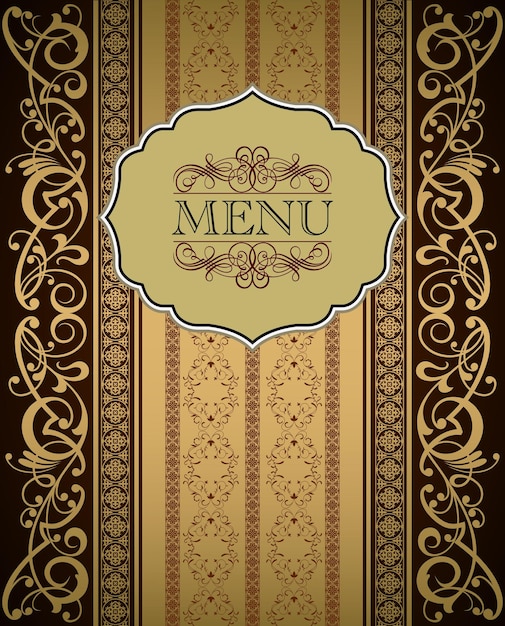 Vetor capa do menu