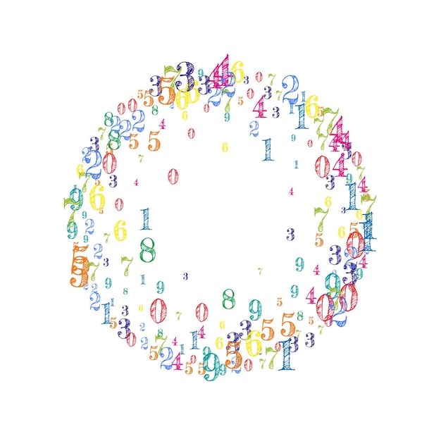Capa para caderno de matemática escolar colorida infantil