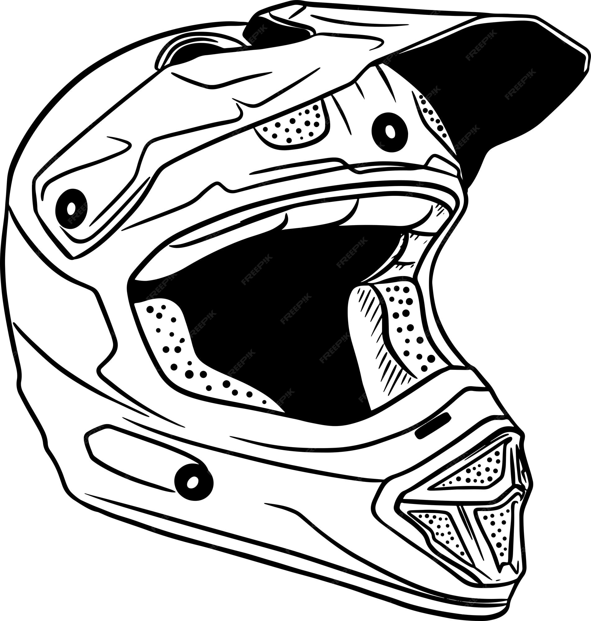 Free: Caboenrolado Moto Capacete Motocross 26danorte Grau - Desenho Moto No  Grau 