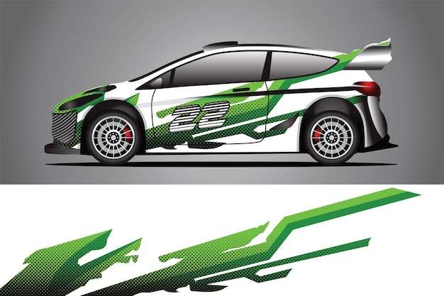 Car print wrap design