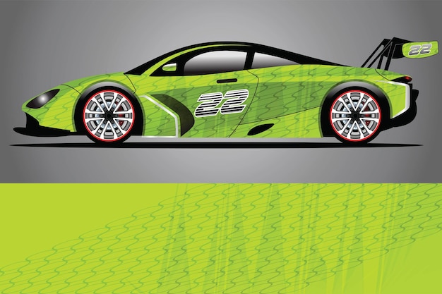 Car print wrap design