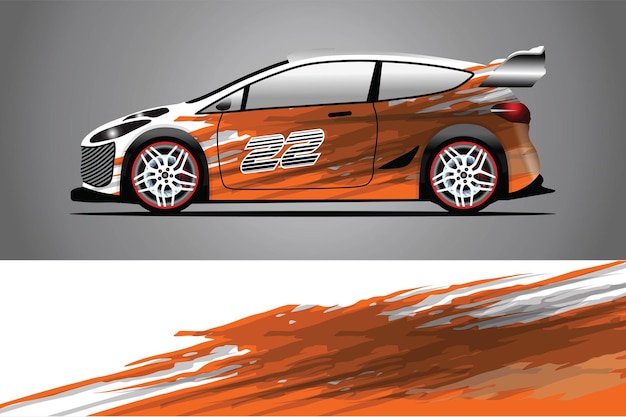 Car print wrap design