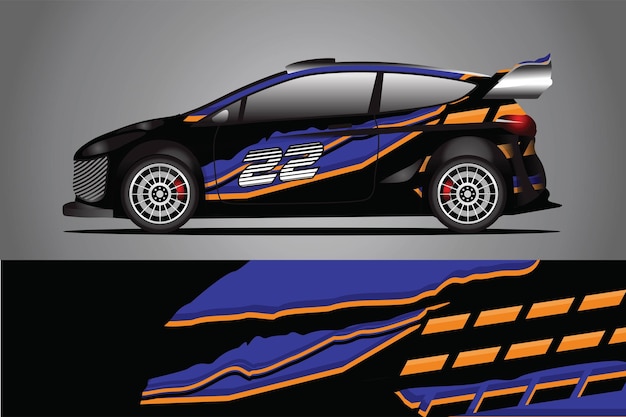 Car print wrap design