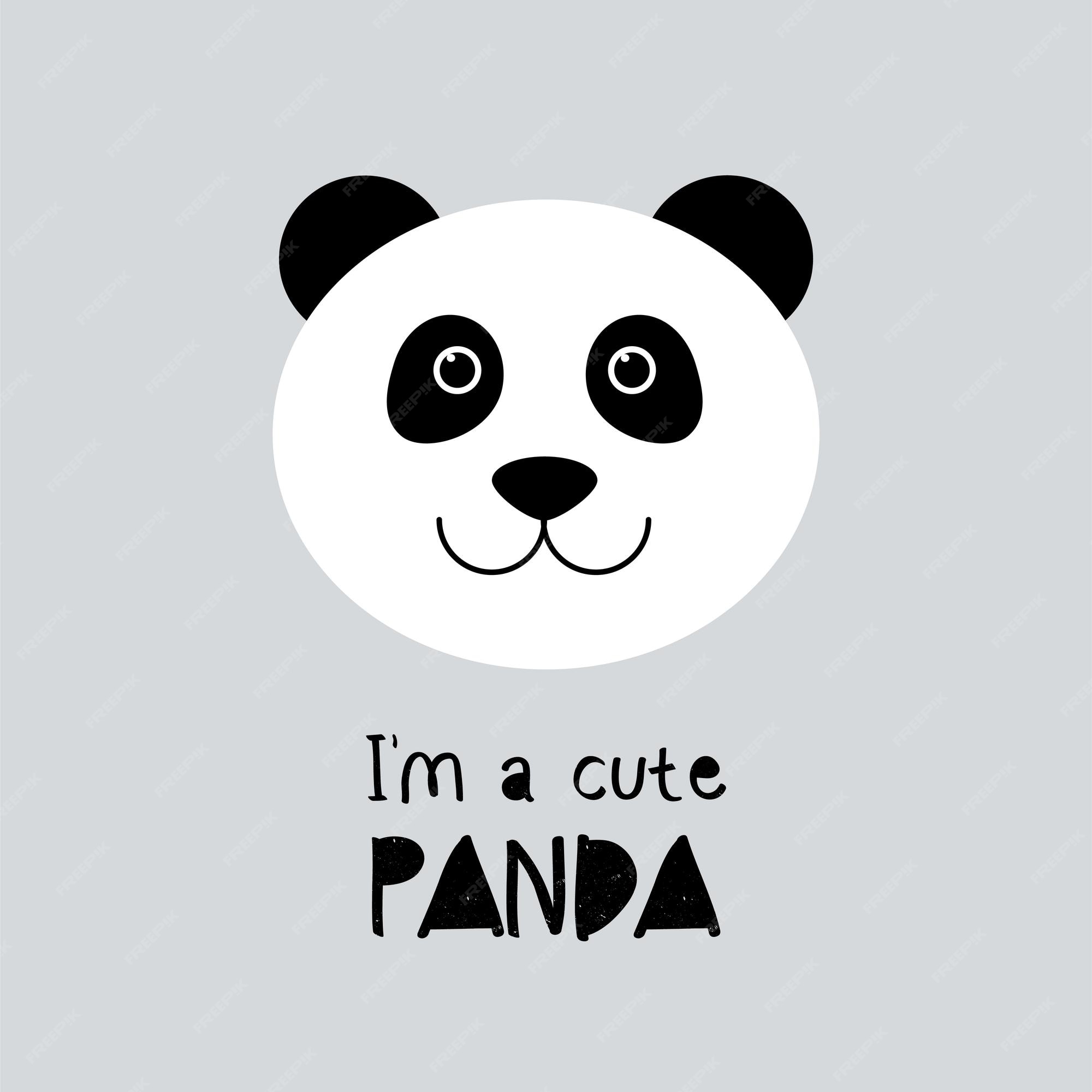 Design PNG E SVG De Ícone De Rosto De Panda Para Camisetas