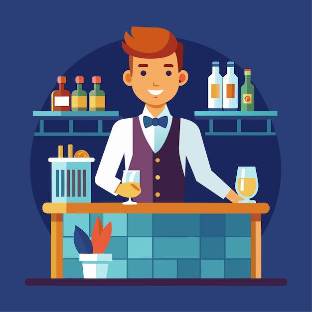 Caracteres vetoriais de biólogos em estilo plano