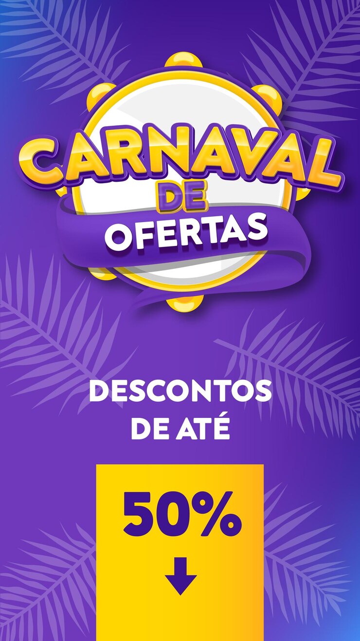 Vetor carnaval de ofertas