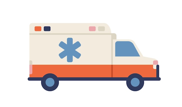 Carro De Ambulância Amarelo, Serviço Médico De Emergência Veículo Vetor De  Desenhos Animados Ilustração Isolada Em Um Fundo Branco Ilustraciones svg,  vectoriales, clip art vectorizado libre de derechos. Image 80957620