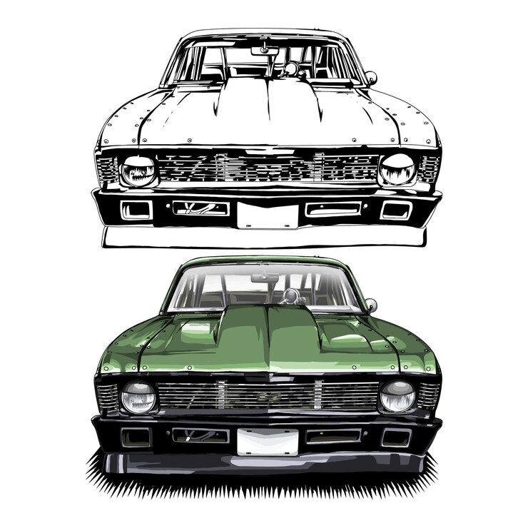Vetor carro de corrida isolado no fundo branco. ilustração vetorial.